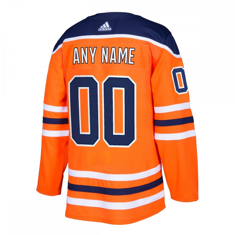 Edmonton Oilers adidas Authentic Custom Jersey - Orange-Pro Kit Vault | Brand New 26/27 Sports Jerseys